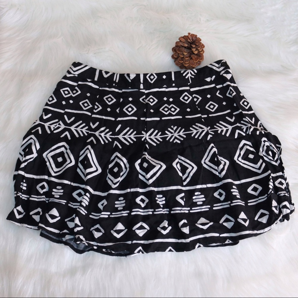 Forever 21 Aztec, Tribal Patterned Skirt